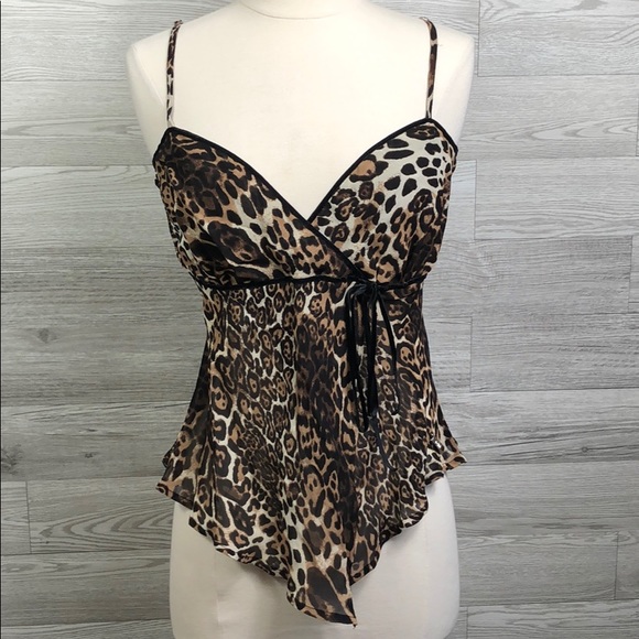 John Richmond Tops - Cami John by John Richmond Leopard Camisole